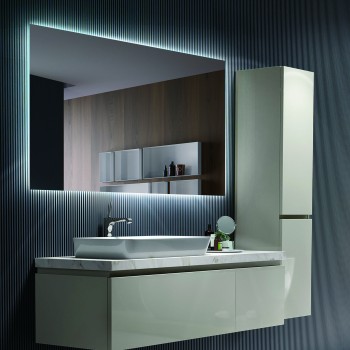 Espejo baño retroiluminado  cuadrado Serie Suecia